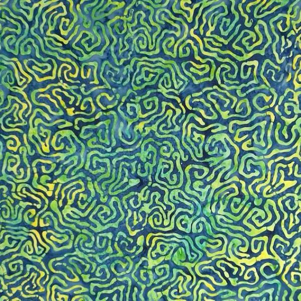 GREEN BLUE Amsterdam Batikstoff aus Indonesien